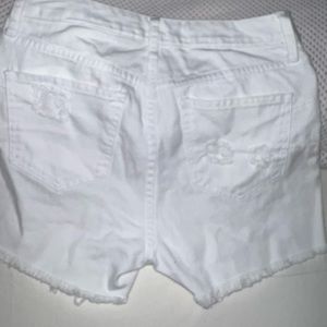 White S.O.N.G shorts 5/27